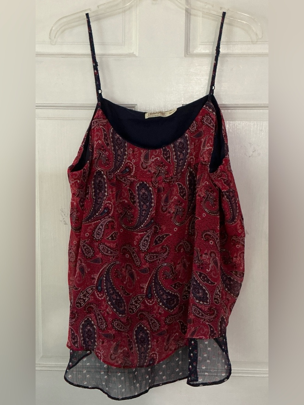 NEW PAISLEY CHIFFON CAMI - XXL (20)
